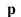 p